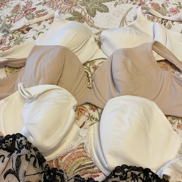 Victoria's Secret Lace and Satin Bra Collection - Sheer Pink, Black, White, Tan - Picture 3 of 9